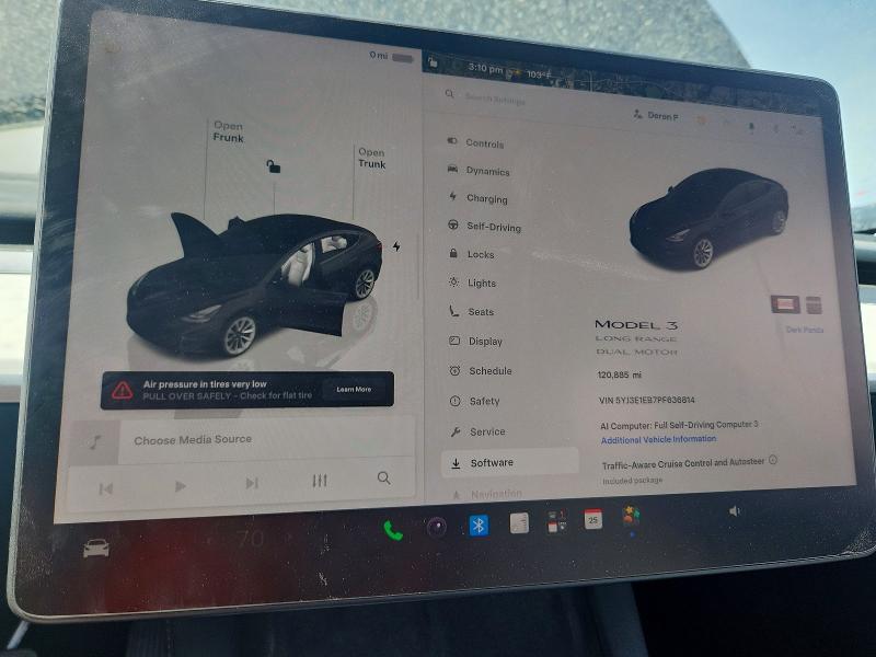 Продаж на аукціоні авто 2023 Tesla Model 3, vin: 5YJ3E1EB7PF636814, номер лоту: 66413906