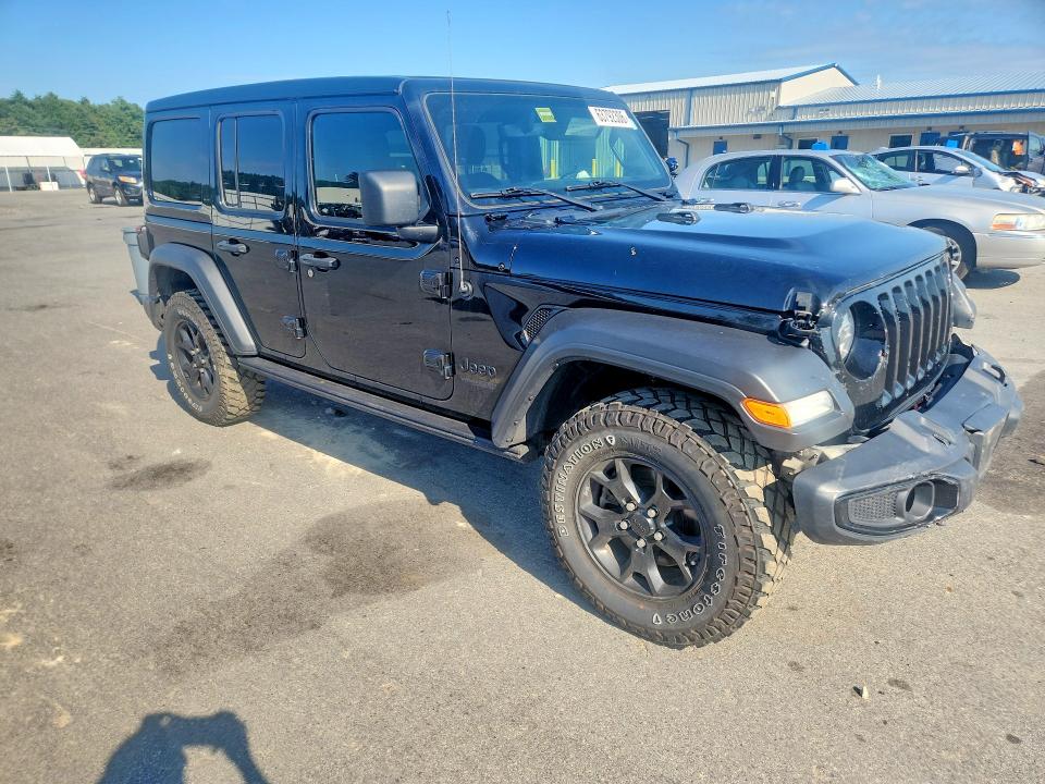 2021 Jeep Wrangler Unlimited მანქანა იყიდება აუქციონზე, vin: 1C4HJXDG4MW536579, აუქციონის ნომერი: 63792306