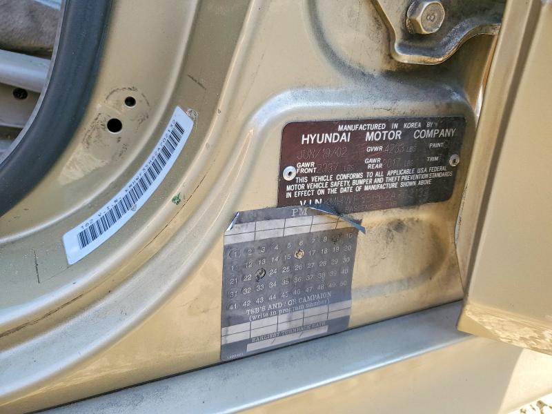 66505856 :رقم المزاد ، KMHWF35H62A702132 vin ، 2002 Hyundai Sonata مزاد بيع