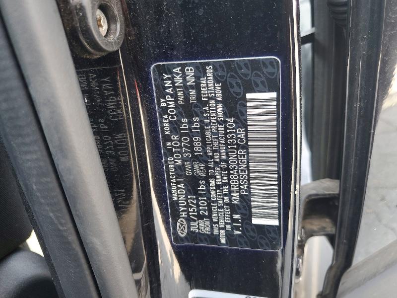 Auction sale of the 2022 Hyundai Venue, vin: KMHRB8A30NU133104, lot number: 64704546