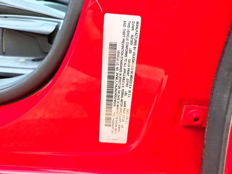 Продаж на аукціоні авто 2012 Volkswagen Jetta, vin: 3VWLL7AJ5CM329005, номер лоту: 64548086
