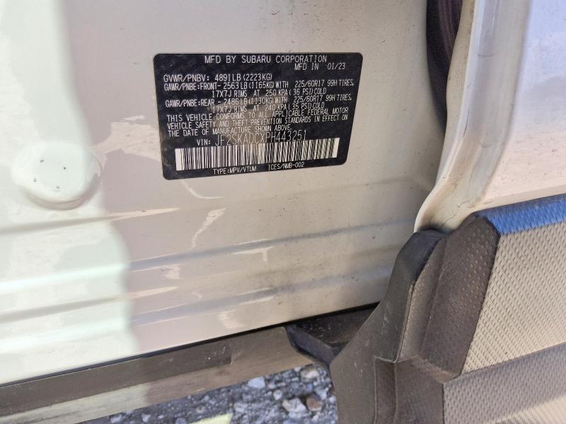 Aukcja sprzedaży 2023 Subaru Forester, vin: JF2SKADCXPH443251, numer aukcji: 66905186