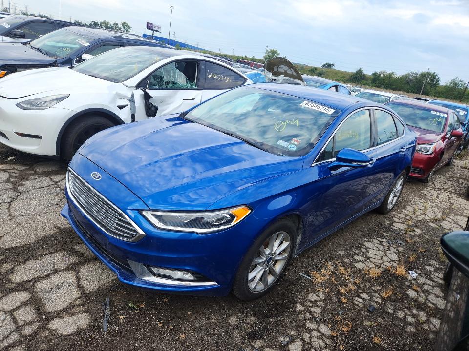 2017 Ford Fusion მანქანა იყიდება აუქციონზე, vin: 3FA6P0HD3HR406191, აუქციონის ნომერი: 67345316