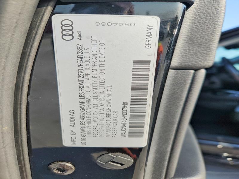 Продаж на аукціоні авто 2017 Audi A4, vin: WAUGNAF46HN007949, номер лоту: 60698356