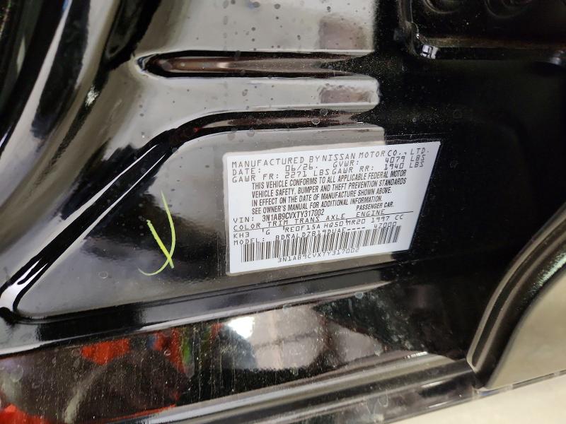 Продаж на аукціоні авто 2026 Nissan Sentra, vin: 3N1AB9CVXTY317002, номер лоту: 65818556