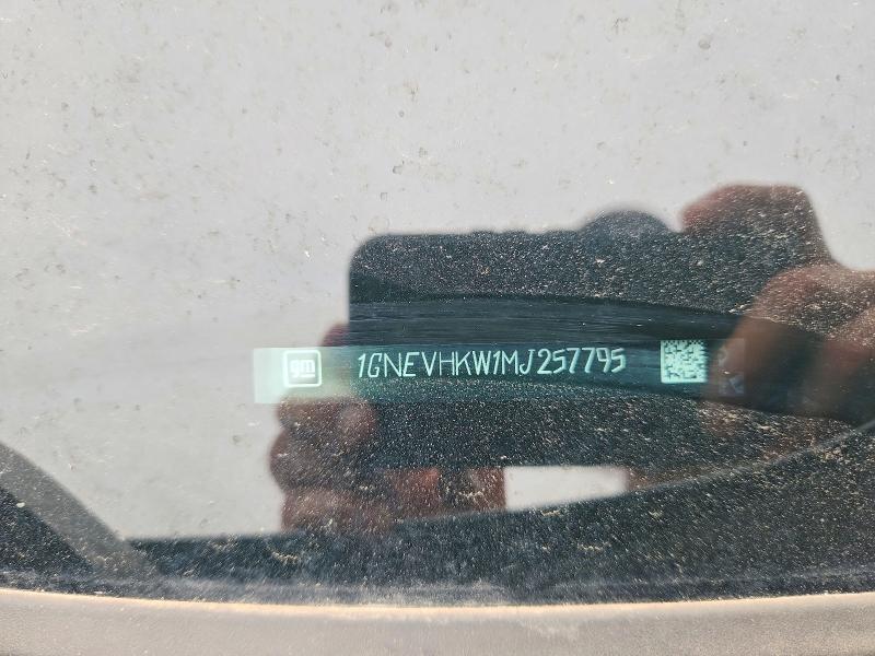 2021 Chevrolet Traverse მანქანა იყიდება აუქციონზე, vin: 1GNEVHKW1MJ257795, აუქციონის ნომერი: 64805096