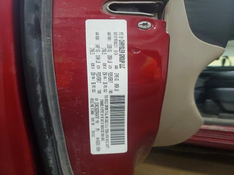 64273746 :رقم المزاد ، 2C4RC1BG2ER434707 vin ، 2014 Chrysler Town & Country مزاد بيع
