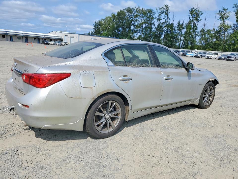 65155526 :رقم المزاد ، JN1AV7AR9EM702199 vin ، 2014 Infiniti Q50 Hybrid مزاد بيع