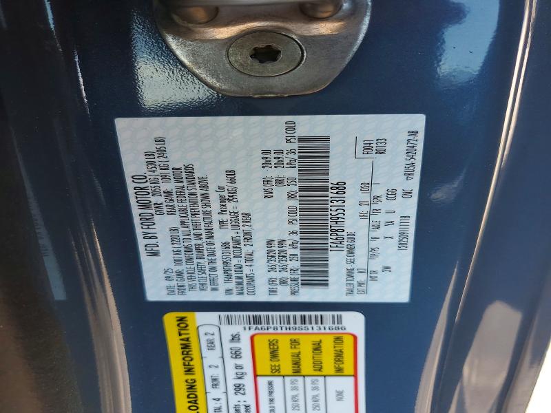 Продаж на аукціоні авто 2025 Ford Mustang, vin: 1FA6P8TH9S5131686, номер лоту: 65279886