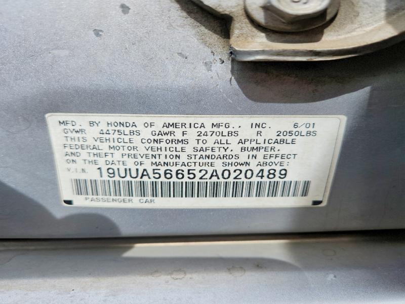 Aukcja sprzedaży 2002 Acura 3.2tl, vin: 19UUA56652A020489, numer aukcji: 66942806