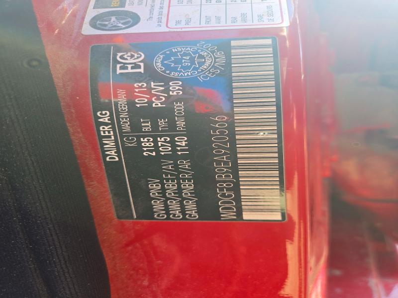 65937236 :رقم المزاد ، WDDGF8JB9EA920566 vin ، 2014 Mercedes-benz C مزاد بيع