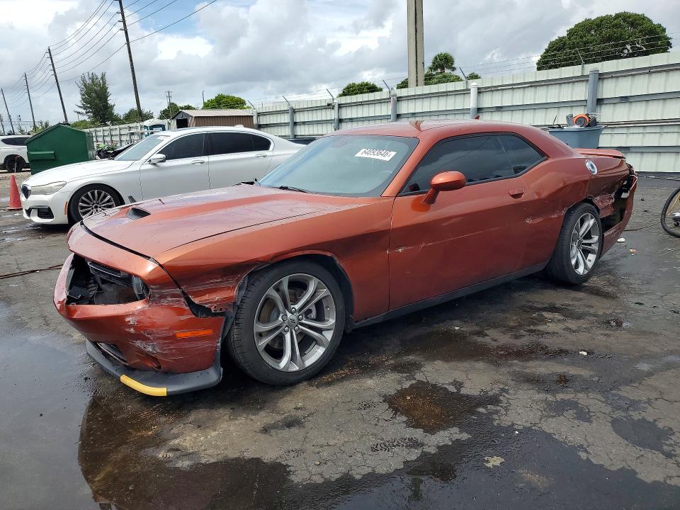 64093646 :رقم المزاد ، 2C3CDZJG1NH238710 vin ، 2022 Dodge Challenger مزاد بيع