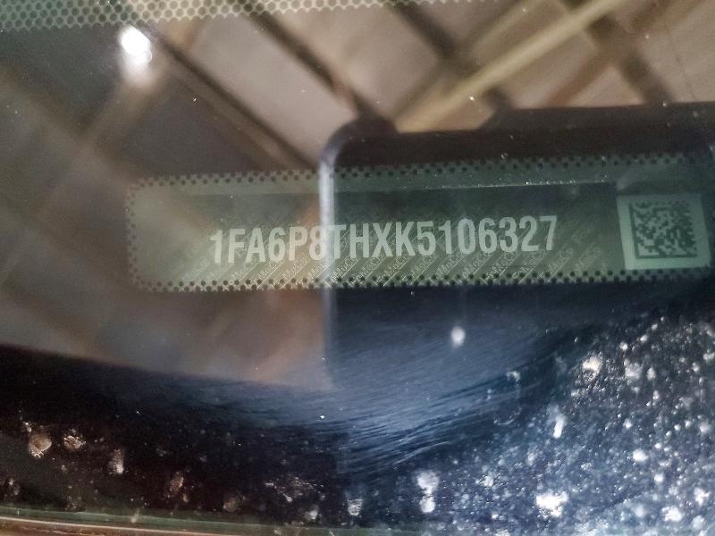 Aukcja sprzedaży 2019 Ford Mustang, vin: 1FA6P8THXK5106327, numer aukcji: 65952456
