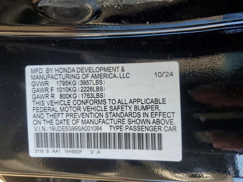 63573916 :رقم المزاد ، 19UDE5G99SA001084 vin ، 2025 Acura Integra مزاد بيع