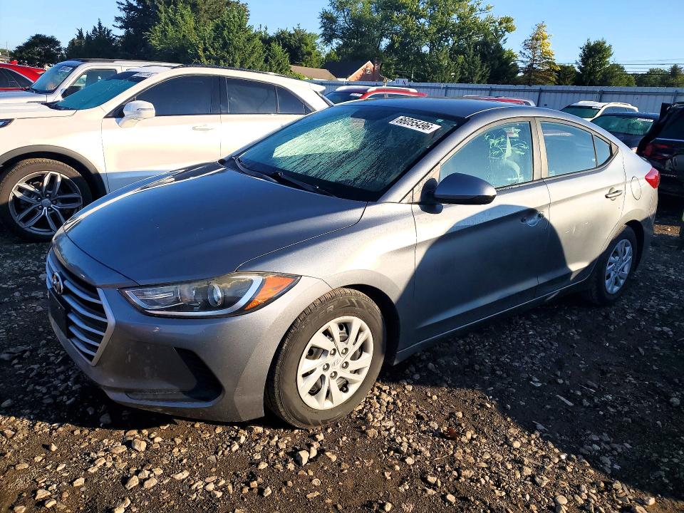 2017 Hyundai Elantra მანქანა იყიდება აუქციონზე, vin: KMHD74LF8HU127616, აუქციონის ნომერი: 66055496
