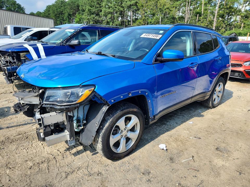 64971496 :رقم المزاد ، 3C4NJDBB0LT112412 vin ، 2020 Jeep Compass مزاد بيع