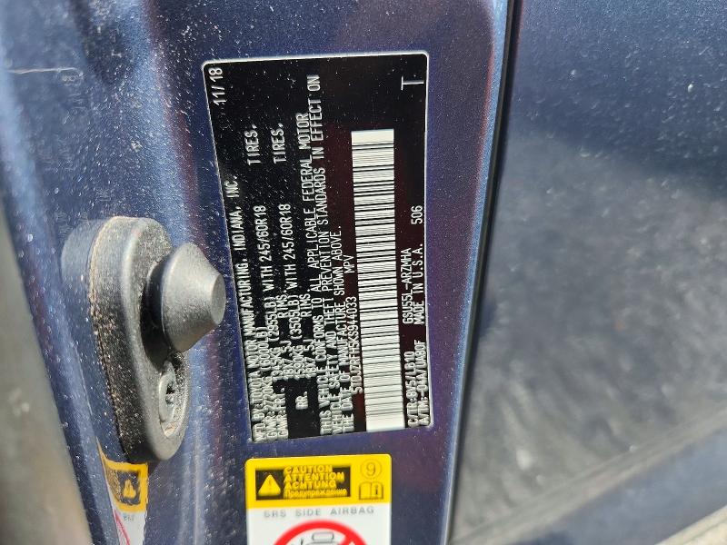 Продажа на аукционе авто 2019 Toyota Highlander, vin: 5TDJZRFH5KS944033, номер лота: 65202456