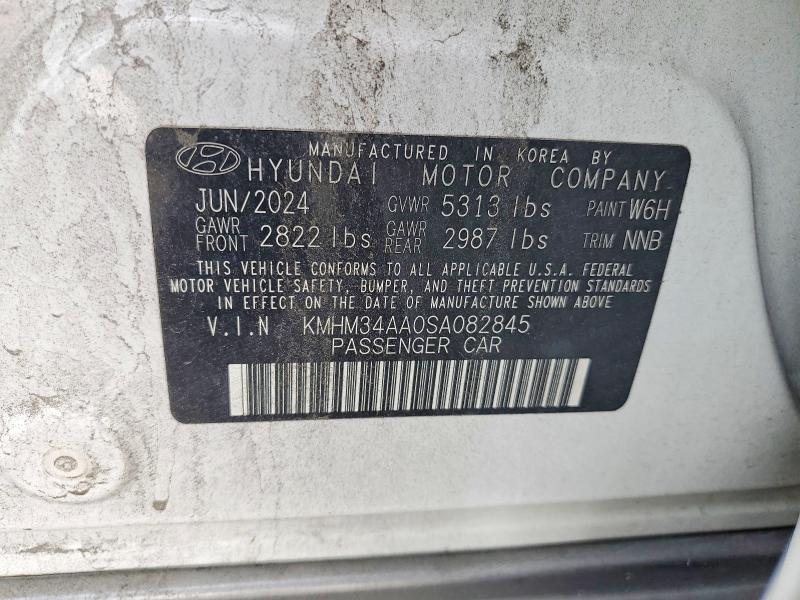Продажа на аукционе авто 2025 Hyundai Ioniq 6, vin: KMHM34AA0SA082845, номер лота: 66482886