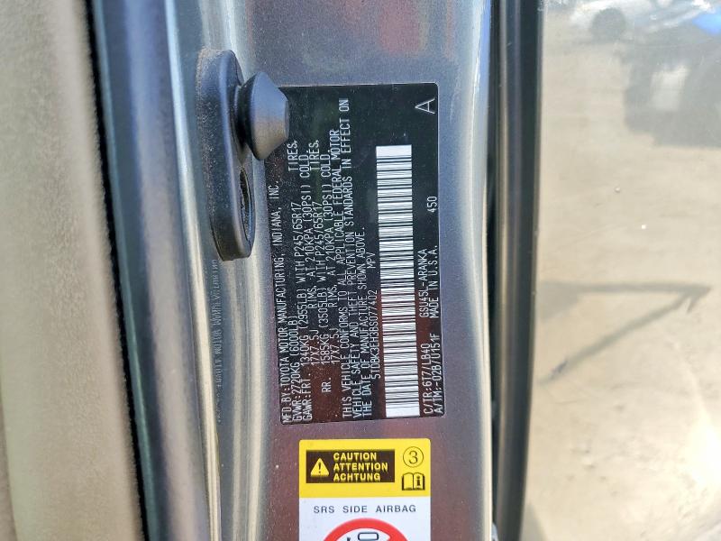 66653206 :رقم المزاد ، 5TDBK3EH3BS077402 vin ، 2011 Toyota Highlander مزاد بيع