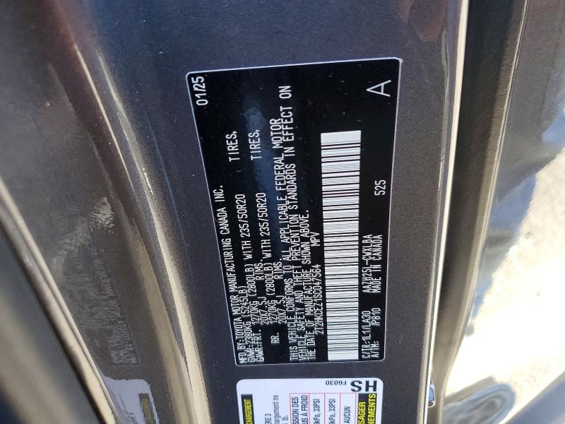 Продаж на аукціоні авто 2025 Lexus Nx 350h, vin: 2T2HKCEZ1SC047564, номер лоту: 65676556