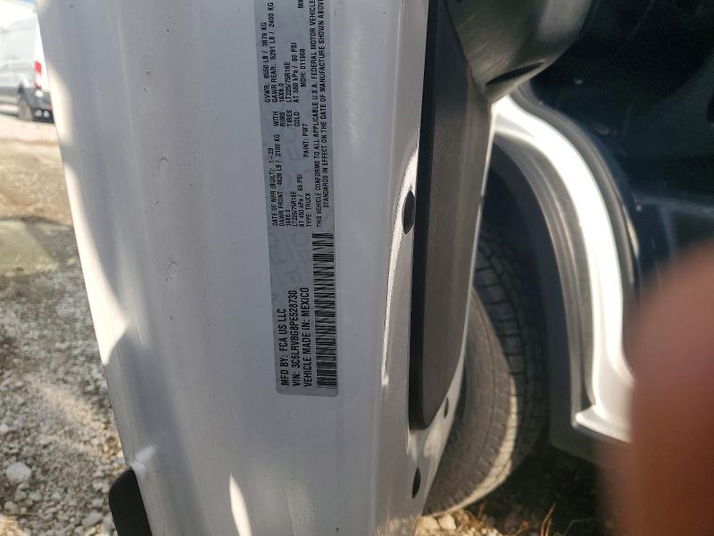 65455896 :رقم المزاد ، 3C6LRVBG8PE528730 vin ، 2023 Ram Promaster 1500 مزاد بيع