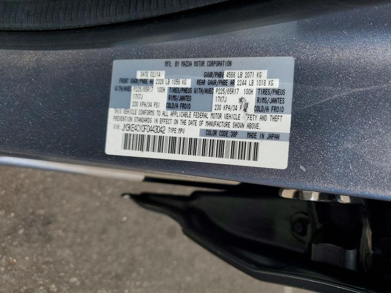 Продажа на аукционе авто 2015 Mazda Cx-5, vin: JM3KE4CY0F0443042, номер лота: 65403606