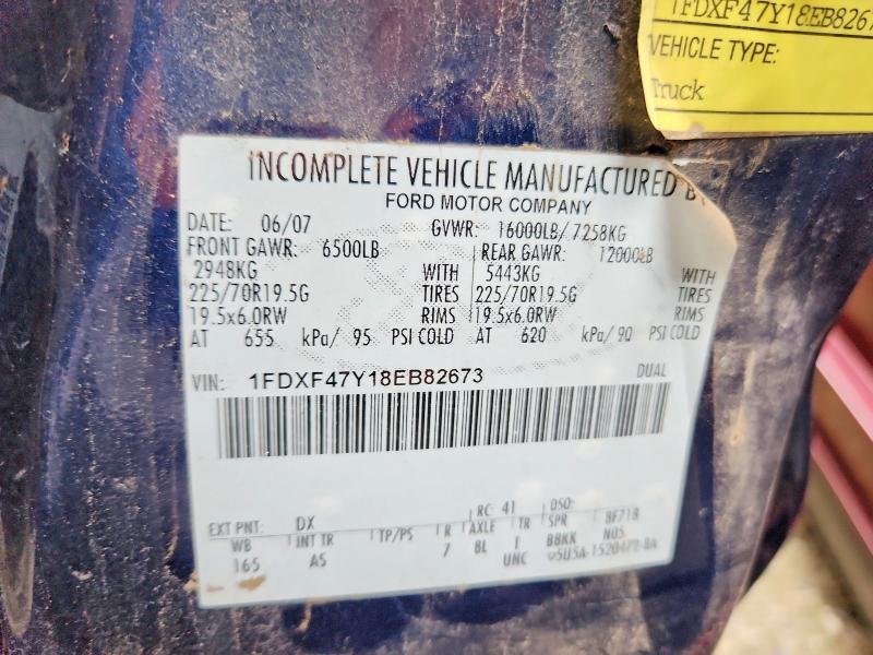 Продажа на аукционе авто 2008 Ford F450, vin: 1FDXF47Y18EB82673, номер лота: 62964346
