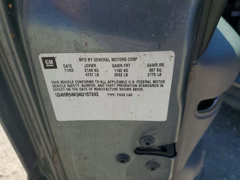 Продаж на аукціоні авто 2004 Buick Lesabre, vin: 1G4HR54K94U167243, номер лоту: 64343806