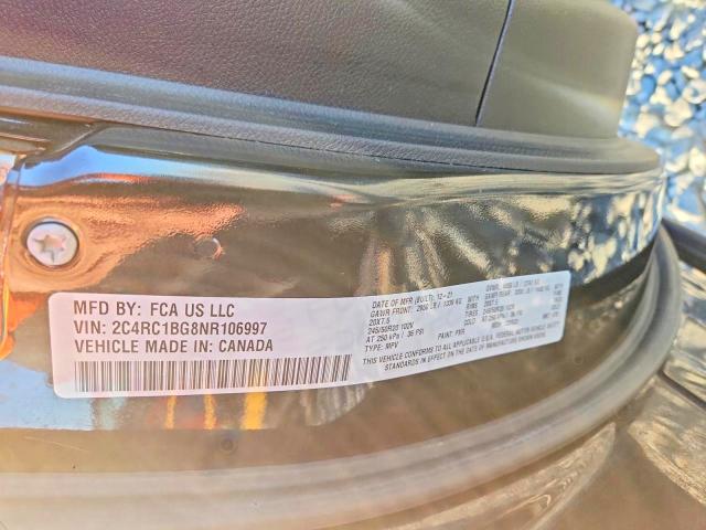 Продажа на аукционе авто 2022 Chrysler Pacifica, vin: 2C4RC1BG8NR106997, номер лота: 64118516