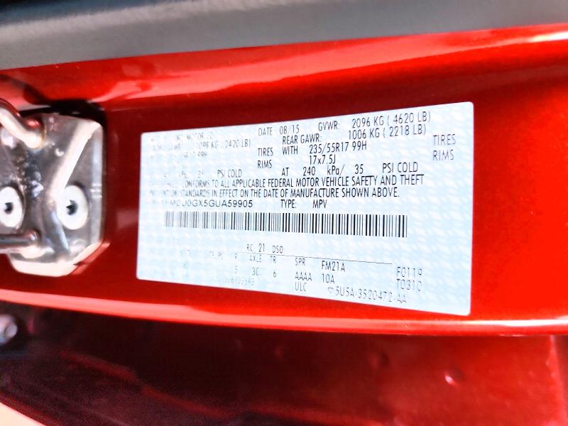 Продаж на аукціоні авто 2016 Ford Escape, vin: 1FMCU0GX5GUA59905, номер лоту: 63876516