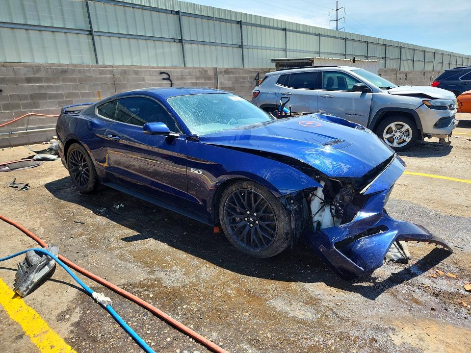 63003146 :رقم المزاد ، 1FA6P8CF5K5189762 vin ، 2019 Ford Mustang مزاد بيع