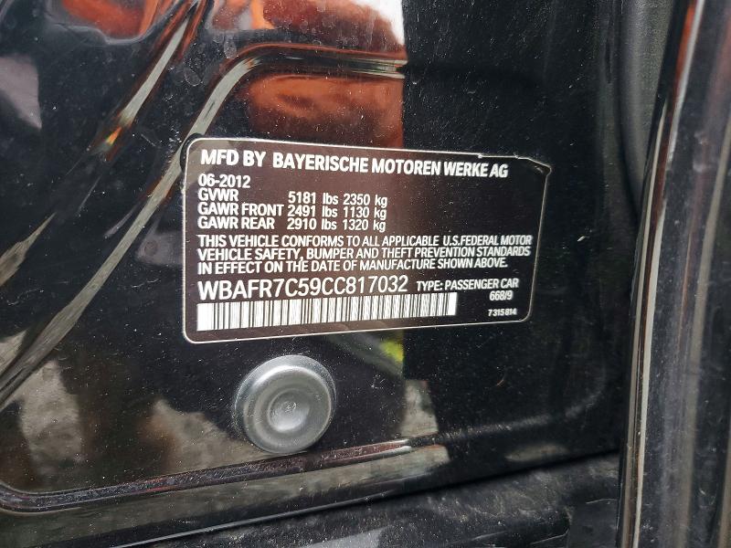 Продажа на аукционе авто 2019 Bmw 535, vin: WBAFR7C59CC817032, номер лота: 64601216