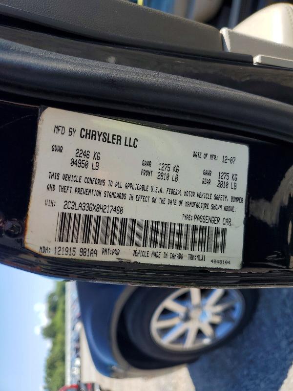 Aukcja sprzedaży 2008 Chrysler 300, vin: 2C3LA33GX8H217460, numer aukcji: 65669926