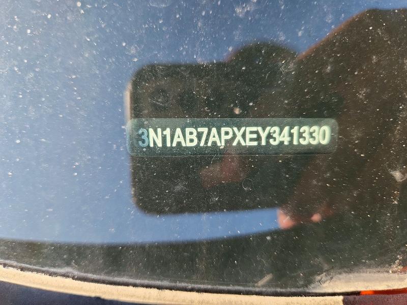2014 Nissan Sentra მანქანა იყიდება აუქციონზე, vin: 3N1AB7APXEY341330, აუქციონის ნომერი: 65634016