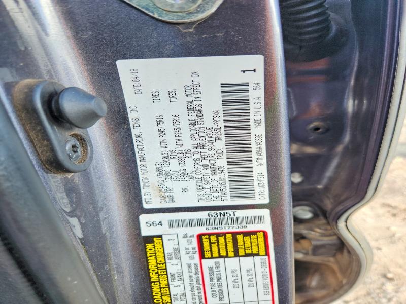 65755606 :رقم المزاد ، 5TFAX5GN5JX119430 vin ، 2018 Toyota Tacoma مزاد بيع