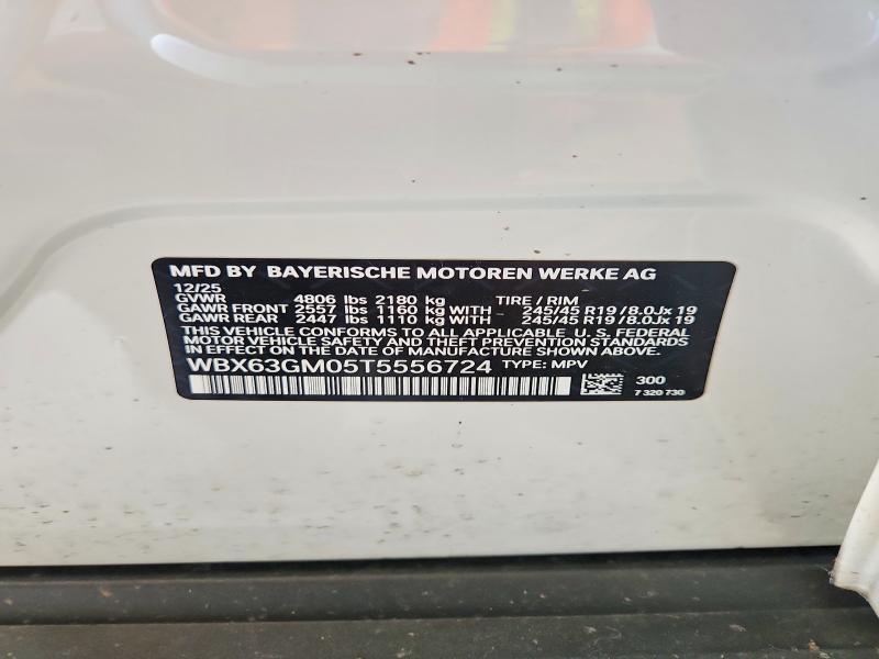 2026 Bmw X2 მანქანა იყიდება აუქციონზე, vin: WBX63GM05T5556724, აუქციონის ნომერი: 63112156