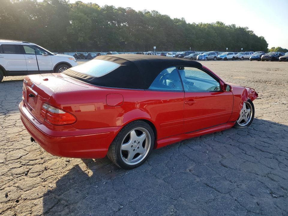 2001 Mercedes-benz Clk მანქანა იყიდება აუქციონზე, vin: WDBLK70GX1T065756, აუქციონის ნომერი: 64656516