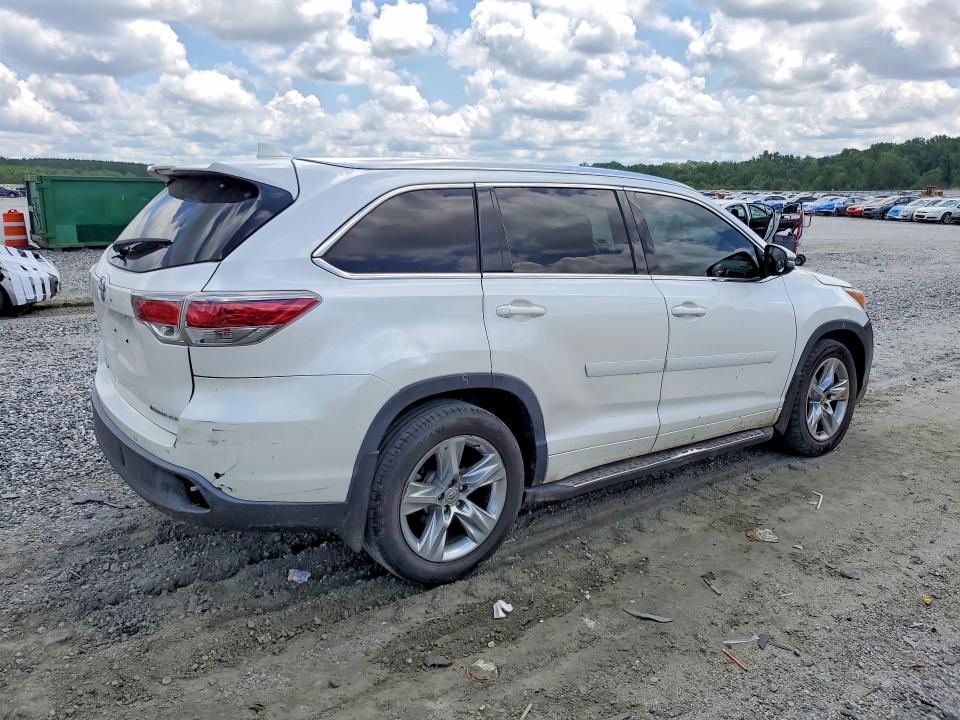 2015 Toyota Highlander მანქანა იყიდება აუქციონზე, vin: 5TDDKRFH7FS182606, აუქციონის ნომერი: 64458316