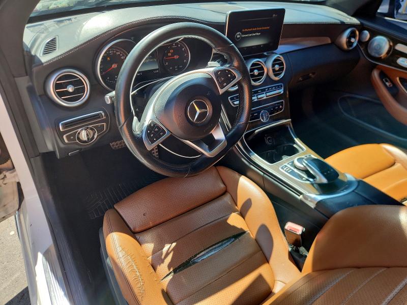 2017 Mercedes-benz C მანქანა იყიდება აუქციონზე, vin: WDDWJ4KB1HF386049, აუქციონის ნომერი: 64374506