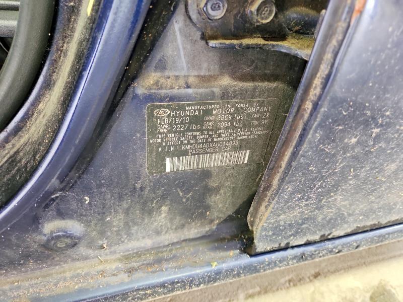 Продажа на аукционе авто 2010 Hyundai Elantra, vin: KMHDU4ADXAU014895, номер лота: 63654316