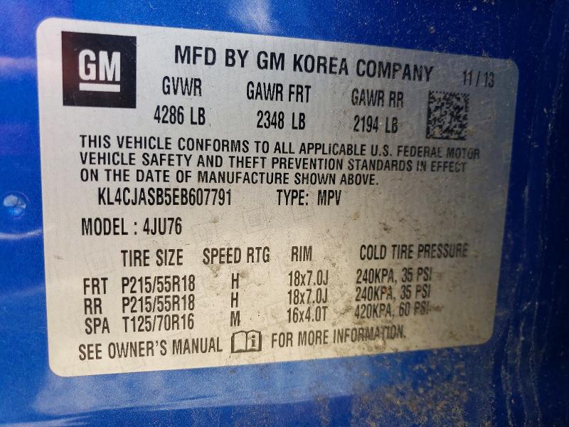 Продаж на аукціоні авто 2014 Buick Encore, vin: KL4CJASB5EB607791, номер лоту: 63661376