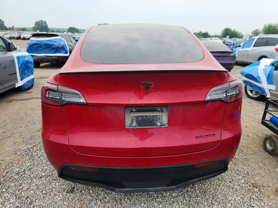 2022 Tesla Model Y მანქანა იყიდება აუქციონზე, vin: 7SAYGAEE8NF485492, აუქციონის ნომერი: 63718606