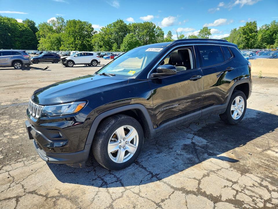 2022 Jeep Compass მანქანა იყიდება აუქციონზე, vin: 3C4NJDBB5NT121741, აუქციონის ნომერი: 62472666