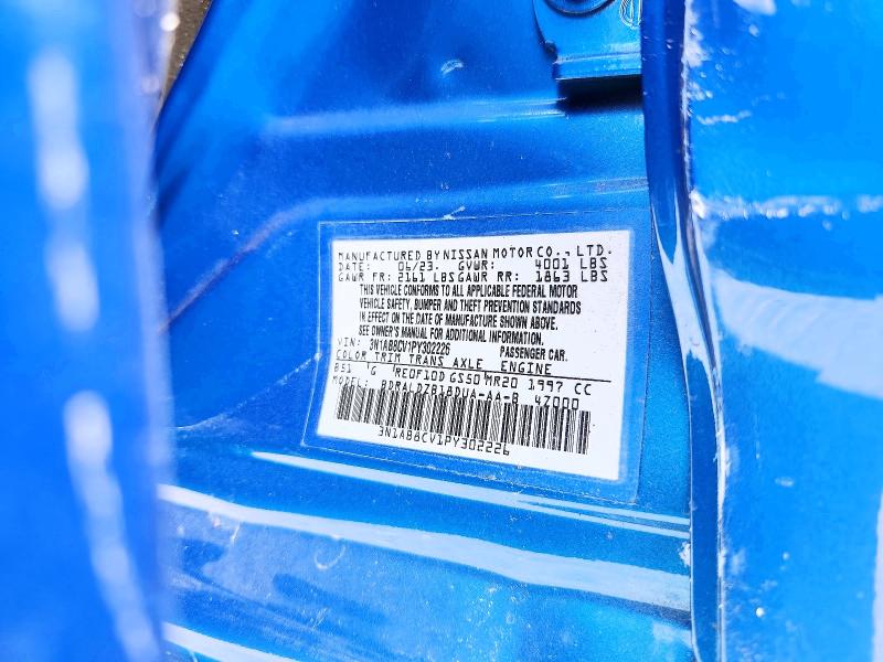 Продаж на аукціоні авто 2023 Nissan Sentra, vin: 3N1AB8CV1PY302226, номер лоту: 66647206