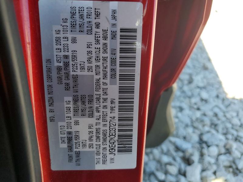 63818756 :رقم المزاد ، JM3KE4DY0E0372714 vin ، 2014 Mazda Cx-5 مزاد بيع