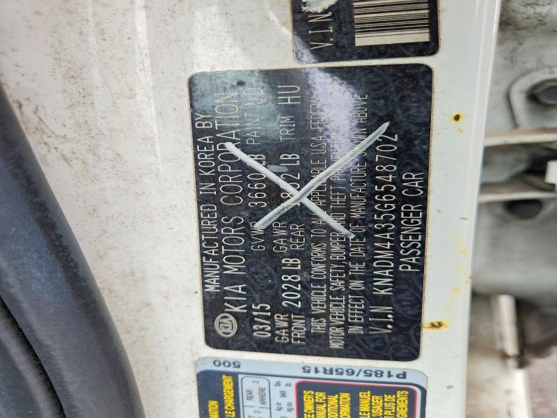 Aukcja sprzedaży 2016 Kia Rio, vin: KNADM4A35G6548702, numer aukcji: 63951016