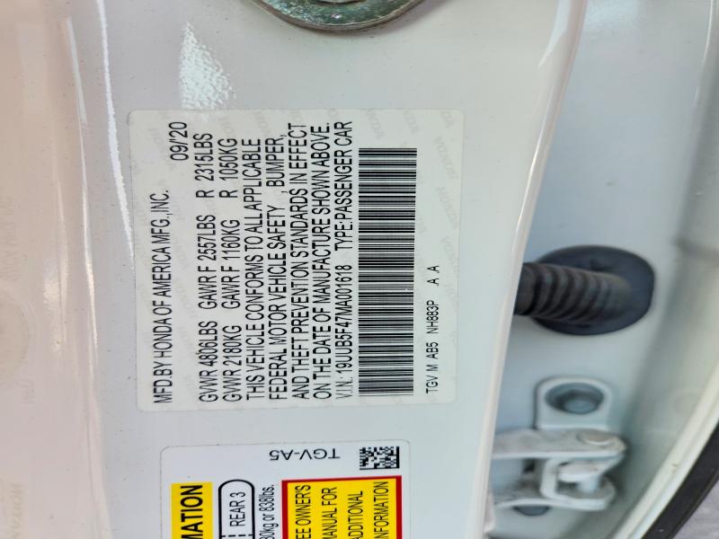 Продажа на аукционе авто 2021 Acura Tlx, vin: 19UUB5F47MA001618, номер лота: 66413816