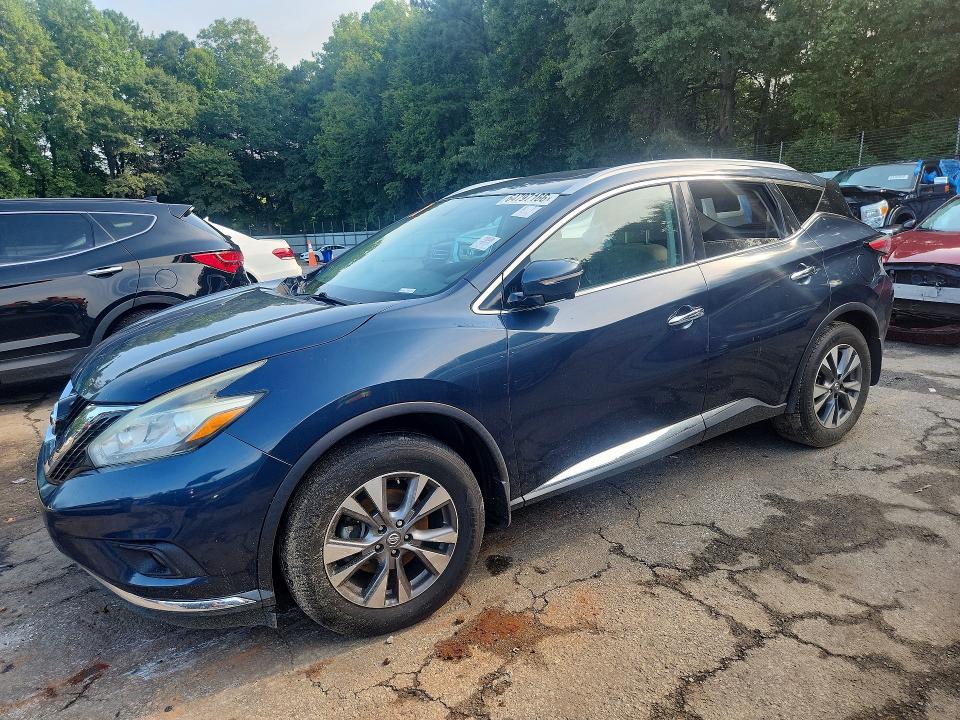64797166 :رقم المزاد ، 5N1AZ2MH0FN277602 vin ، 2015 Nissan Murano مزاد بيع