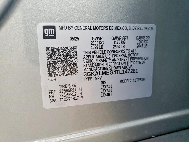 65899906 :رقم المزاد ، 3GKALMEG4TL147281 vin ، 2026 Gmc Terrain مزاد بيع