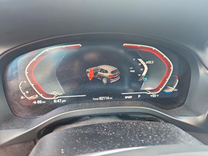 2022 Bmw X3 მანქანა იყიდება აუქციონზე, vin: 5UX53DP06N9M13648, აუქციონის ნომერი: 65505326